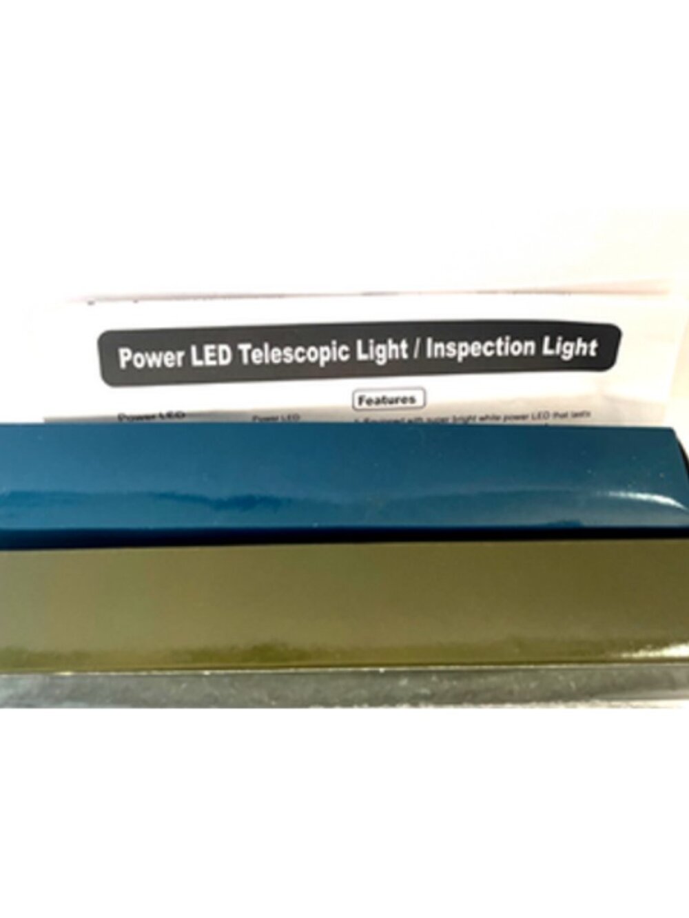 Set of 2 handheld flashlights w/magnetic ends brown and blue working